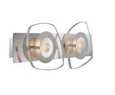 Globo Zarima Applique murale 2 LED Verre Chromé