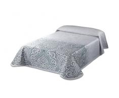 Textilia Picasso C/4 Couvre-lit piqué pour lit de 90, Polyester, Aigue-Marine, 1 Place, 270 x 180 x 3 cm