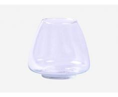 MI CASA Vase en Verre 7 x 14 x 12 H