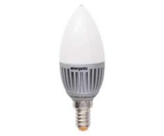 Energetic 5132035111 bougie lED matt e14 blanc chaud 3 w 3000 k, classe énergétique a autonomie jusquà 85 proz durée de vie de 30000 heures à mercure