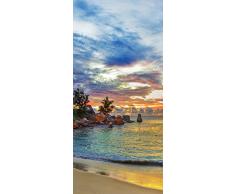 PeelitStickit ID-001Â 60Â Largeur x Hauteurâ¯: 130Â cm Paradise Vacances de Haute qualitÃ© en Vinyle Papier Peint Mural