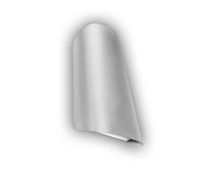 GEV Cassandra Applique murale extÃ©rieure Ã LED avec faisceau fin et large Protection IP65 750 lm 3000 K Ãclairage blanc chaud Aluminium 11 W Gris argentÃ© 5 x 10,6 x 17,5 cm
