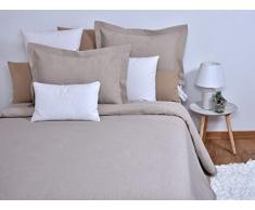 MI CASA 240 x 270 Camel Couvre-lit Vogel (lit 135), 80% Coton, 20% Polyester