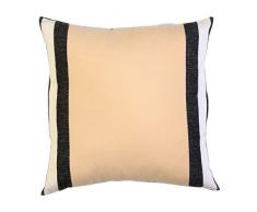 Fouta Futée Housse de Coussin carrée en Tissage fouta, Coton, Multicolore, 40x40 cm