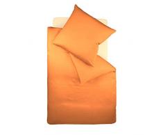fleuresse G-009100-2044-0200 Housse de couette Satin maco 155 x 200 cm orange