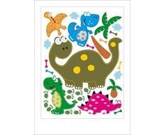 AG Design k 0805 Mural Stickers autkleber dinosaurus
