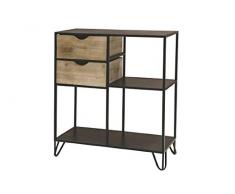 Galileo Casa Commode l. 70 x p. 30 x h. 80 cm Noir