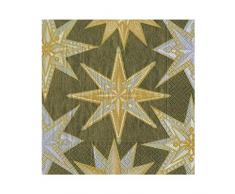 Caspari 13452L Lot de 20 serviettes de table en papier Motif étoiles