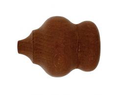 Riel Chyc 5430175 Embout Tringle à Rideau Bois Marbella 28 x 70 mm Noyer