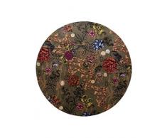 ESSENZA Valente Tapis, Olive, Rond 90 cm