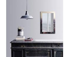 Bonamaison Décoration Murale Impression sur Miroir Encadré sur Toile, Dimensions: 40 x 60 Cm - Conçu et fabriqué en Turquie