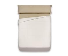 Sancarlos â Housse de Couette crÃ¨me â Facile Ã Repasser â 100% Coton â Parure de lit 150 cm