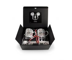 Disney Walt WMSET/30 Roma Set de Table et mug, Porcelaine, Multicolore, 4 pièces