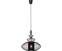 Kare DECLIKDECO - Suspension Design en Fer Noir Ovale Magalie