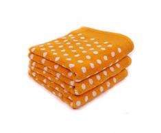 Lasa Graphic Dots Set de Serviette de Toilette 33 x 50 cm Toilette 50 x 100 cm 100 x 150 cm Citronier