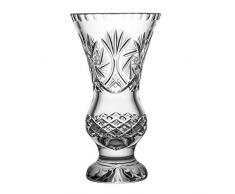 Crystaljulia 17117 Vase en cristal au plomb Transparent