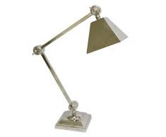 Better & Best 1221943 â lampe de bureau articulée avec écran carré, couleur argent