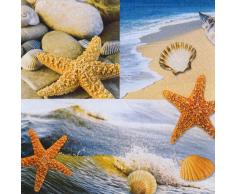 Home Fashion Lot de 20 Serviettes de Table Orange