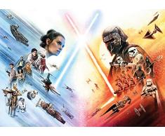 Komar WB174-70x50 Tableau Mural, Star Wars Affiche du Film, 70cm x 50cm