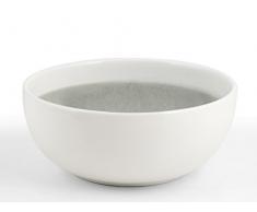 H&H Pengo 3278042Â Soleil Saladier, 22Â cm, Blanc/Gris