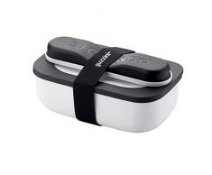 Guzzini Set Lunch Box avec Couverts de Voyage 02 Blanc