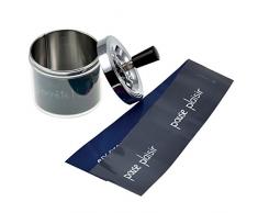 Incidence Paris 55370 CENDRIER A Piston MÃ©tal, Multicolore, 9 x 9 x 9 cm