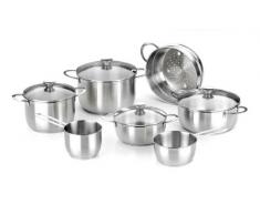 BRA Ancora - Batterie de Cuisine, 7 pièces, Acier Inoxydable 18/10