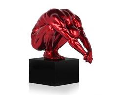 World Art Tourment Sculpture En Résine, Multicolore, 32x15x31 Cm