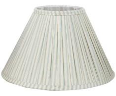 Better & Best 0213356 â écran de lampe de soie, table étroite, de 35 cm, avec rayures vertes