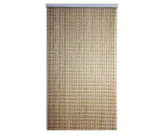 Estoronline Rideau de Perles en polystyrÃ¨ne 100x90x210 cm Beige