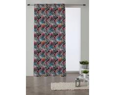 Martina Home Bambou Rideau avec Oeillets, Tissu, 27Â x 2Â x 40Â cm 27x2x40 cm Gris