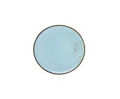 Creatable ER Dessertteller, Nature Collection, LIGHTBLUE 22067 Lot de 6 Assiettes Ã Dessert 21 cm GrÃ¨s, Bleu Clair