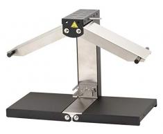 LOUIS TELLIER - Appareil à raclette Brézière® Signature Basalte - Taille Adaptée pour 1/4 ou 1/6 de Meule - 1 à 4 Personnes - Rampes Chauffantes Réglables - Pliable - Interrupteur de sécurité - 230V
