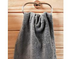 ForenTex Liso(2907) Lot de 2 Serviettes de Bain, Douche, Plage, Piscine, Salle de Sport, 100% Coton, Taille 100 x 150 cm