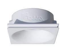 Onlineplaster 806CL Spot de plafond à encastrer rond, Plâtre, GU10, Blanc Naturel, 12 x 5, 5 cm