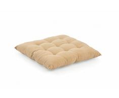 Galileo Casa Chair Coussin pour Chaise, Coton, Beige, 40Â x 40Â x 3Â cm