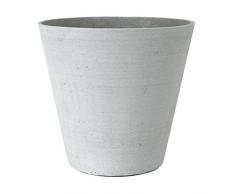 blomus Coluna Pot de Fleurs Gris Clair à 34 cm H 32 cm à 34 cm