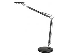 Alco A, lampe de table LED, Aluminium, noir, 20.5 x 11 x 45 cm