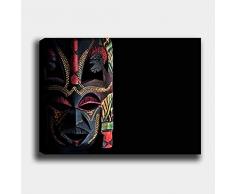 Bonamaison Peinture sur toile, multicolore, 40 x 60 cm - Conçu et fabriqué en Turquie