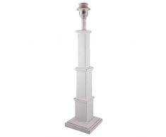 Better & Best 1831792 â lampe de table petite avec tube carré en 3 parties en baisse, base carrée, blanc