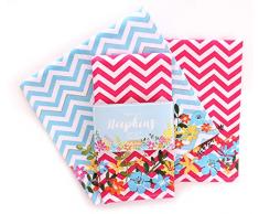 Milly Green Lot de 4 Serviettes de Table Motif Floral Multicolore Taille Unique