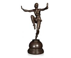 Arte Dal Mondo EP638.01 Sculpture avec Socle, Bronze, 39 x 22 x 13 cm