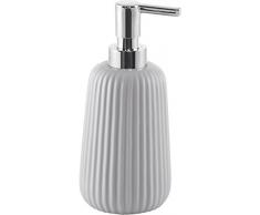 Gedy Marika Distributeur de Savon, cÃ©ramique, Gris, 8Â x 8Â x 18