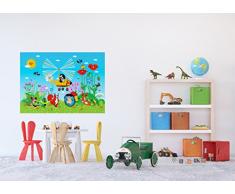 AG Design ftdm 0754 Disney Frozen, Papier Papier Peint Photo, 115 x 160 cm â 1 Partie, Papier, Multicolore, 0,1 x 115 x 160 cm