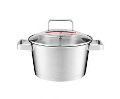 Dajar Ambition Selection Faitout 24 cm 5 l, Acier, Argent, cm 24 cm, de 2 unités