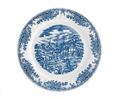 H&H 3229009Â H & H ETW The Brook Plat, Rond, 31Â cm, Null, Bleu