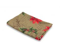 Galileo Casa étoile de noël Chemin de Table, Polyester, Bronze, 180 x 40 x 0,2 cm