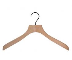 Le Cintre Français Cintre Epure Wide Bois Crochet Noir 20, 40cm