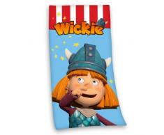 Herding Serviette de bain Vic le Viking 3D, 150 x 75 cm, Coton, Multicolore