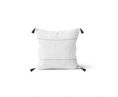 Soleil docre Julia Coussin, Coton, Blanc, 40 x 40 cm